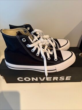 NEW in box Converse Black All Star High Tops size 6.5